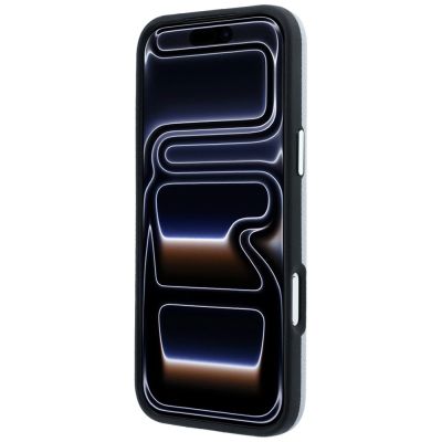 5. Karl Lagerfeld MagSafe-Schutzhülle mit genarbtem Karl-Kopf-Motiv für iPhone 18 Pro Max / 17 Pro Max – Grau