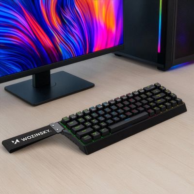 10. Wozinsky WKGP-1165 Mechanische Gaming-Tastatur mit RGB-Hintergrundbeleuchtung – Schwarz