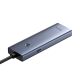 4. Baseus UltraJoy Series USB-A-Hub (4x USB-A 3.0, 1x USB-C 5V) – Grau