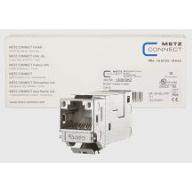 METZ CONNECT E-DAT Modul Keystone Cat.6A Buchse 180?, 12er VPE