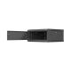 23. LANBERG Wandregalschrank 19" 4U 600X600 Schwarze Metalltür (Bausatz)