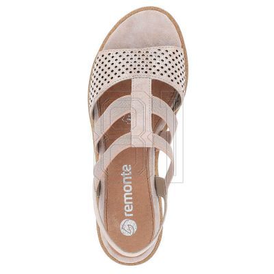 12. Bequeme Keilsandaletten Remonte W RKR667 Roségold