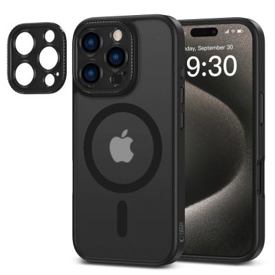 4. Tech-Protect MagCam MagSafe Hülle für iPhone 16 Pro – durchscheinend