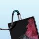 13. Joyroom Extraordinary Series A10 USB-A/USB-C 3A-Kabel 1,2 m – Schwarz