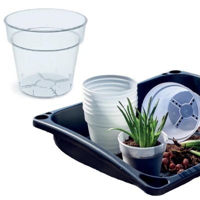 12. PLANTI-TOPF TRANSPARENT 12CM