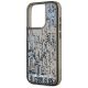 6. Karl Lagerfeld Liquide Glitter Monogram Gradient iPhone 15 Pro Hülle - Schwarz