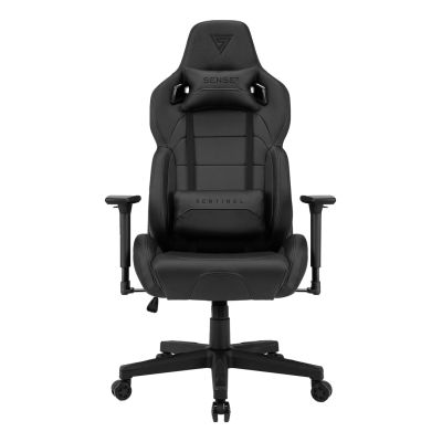 2. SENSE7 Gaming-Stuhl Schalensitz (mit Wiegenform), Schwarz