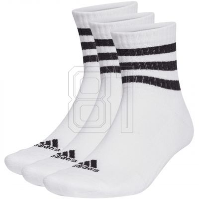 Adidas 3-Streifen Gepolsterte Sportswear Mid-Cut Socken 3P HT3456