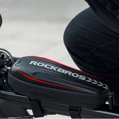 3. Rockbros B62-1 Fahrradtasche für Lenker oder Rahmen 3L - Schwarz