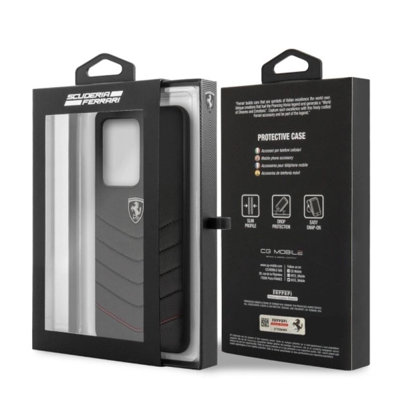 7. Ferrari Hardcase FEHQUHCS69BK S20 Ultra G988 schwarz/schwarz Heritage