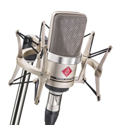 Neumann TLM 102 NI Studio Set – Großmembran-Kondensatormikrofon mit Spinne, Nickel