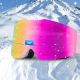 3. Qunature Pink rahmenlose Skibrille – Pink
