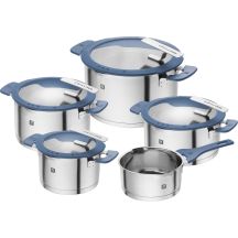 ZWILLING SIMPLIFY Set mit 5 Töpfen blau