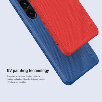 11. Nillkin Super Frosted Shield Pro Panzerhülle für Samsung Galaxy S24 – rot