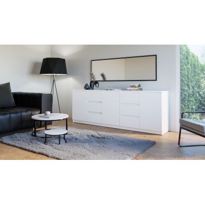 3. COSTA Kommode 1D3S+2D3S weiß