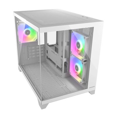 2. COUGAR CGR-2QA6W-RGB Mini Tower Weiß