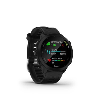 24. Garmin Forerunner 55 Schwarze Sportuhr