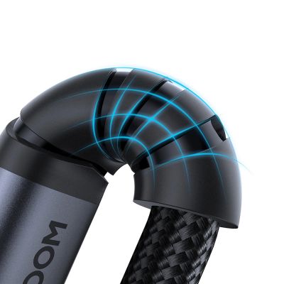 6. Joyroom Stereo-Audiokabel AUX 3,5 mm Miniklinke 1,2 m schwarz (SY-A08)