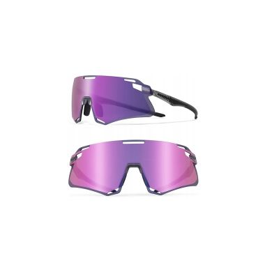 Rockbros Sportbrille 14120007002 schwarz und lila