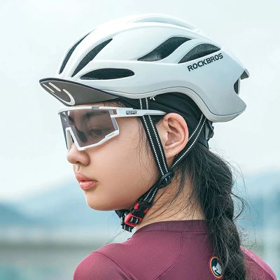 3. Rockbros SP258 ROAD TO SKY Photochrome Radbrille - Weiß