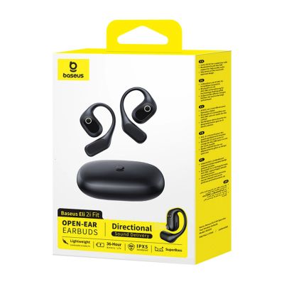 4. Baseus Eli 2i Fit OWS Sport-Over-Ear-Kopfhörer – Schwarz
