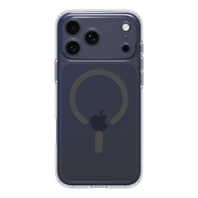 9. Spigen Ultra Hybrid MagSafe Case für iPhone 17 Pro - Clear Gray