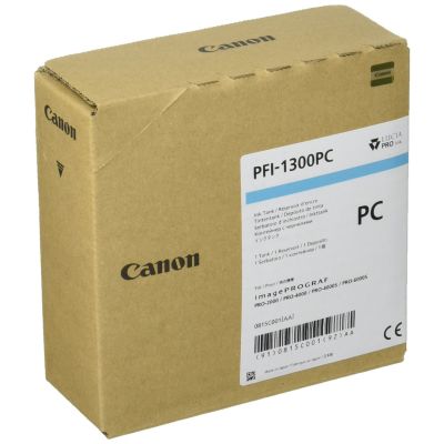 2. Canon PFI-1300 PC – Fotocyan – Original – Tintenpatrone – für imagePROGRAF PRO-2000, PRO-4000, PRO-4000S, PRO-6000S