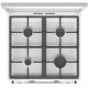9. GORENJE GKS6C71WF Gas-Elektro-Herd 60 cm | Heißluftfrittieren | Extra Dampf | Auftauen | Weiß