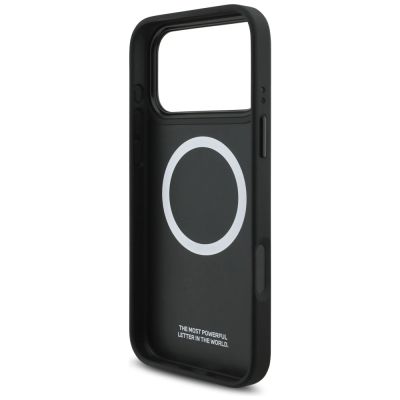 7. BMW M Perforated Stripe Logo MagSafe Case für iPhone 17 Pro Max – Blau