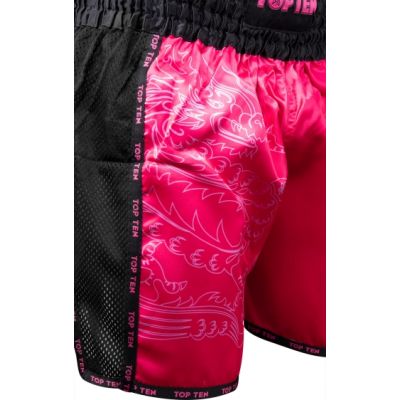 5. TOP TEN „DRAGON“ Shorts schwarz-pink M