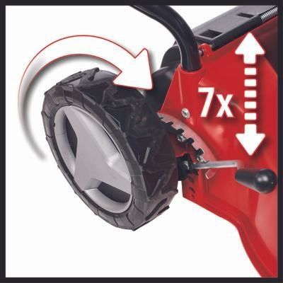 6. Einhell GC-PM 40/2 S Benzin-Rasenmäher, schwarz/rot