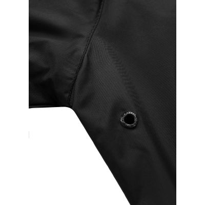 10. Pit Bull West Coast Athletic Logo Herren-Frühlingsjacke, Schwarz, Übergangsjacke - 52300190000