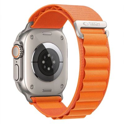 Tech-Protect Nylon Pro Armband für Apple Watch 44 / 45 / 46 / 49 mm – Orange