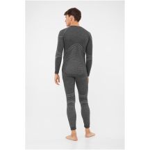 Herrenunterwäsche VIKING Lan Pro Longsleeve aus Merinowolle, graphitfarben