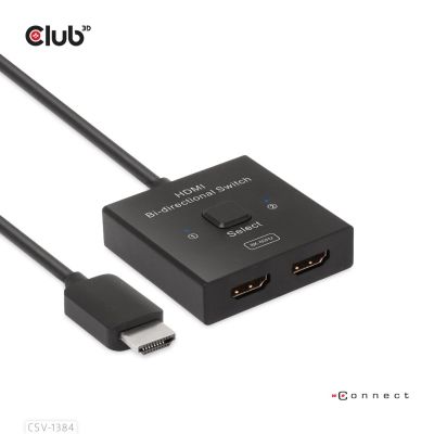 3. CLUB3D CSV-1384 KVM-Switch Schwarz