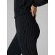 6. Gestreifte Leggings für Damen mit ausgestelltem Bein, Größe 4F 4FRAW26TTIGF383-20S