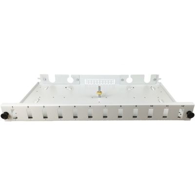 2. Alantec FOP-1U-12SCD-S Patchpanel-Teile