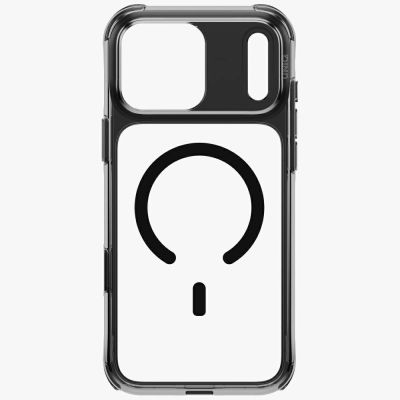 3. Uniq LifePro Xtreme Magclick Ladehülle für iPhone 18 Pro Max / 17 Pro Max – Transparent Schwarz