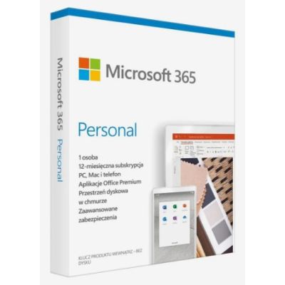 Microsoft 365 Personal PL (1 Person; 5 Geräte; 12 Monate; physische Version; Polen) (EP2-32454)