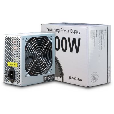 4. Inter-Tech SL-500 Plus Netzteilmodul 500 W 20+4-polig ATX Silber