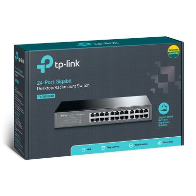 7. Switch TP-LINK TL-SG1024D (24x 10/100/1000Mbps)