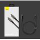 18. Baseus CATLWJ-01 Lightning – USB-C PD-Kabel 20 W 480 Mbit/s 1 m – Schwarz