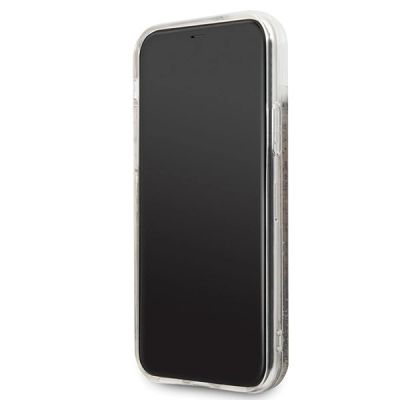 6. Karl Lagerfeld Karl Logo Glitzerhülle für iPhone 11 Pro - Schwarz