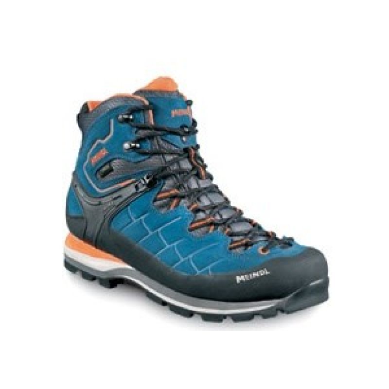 Meindl Litepeak GTX Herren, Erwachsene, Schwarz, Blau, Orange