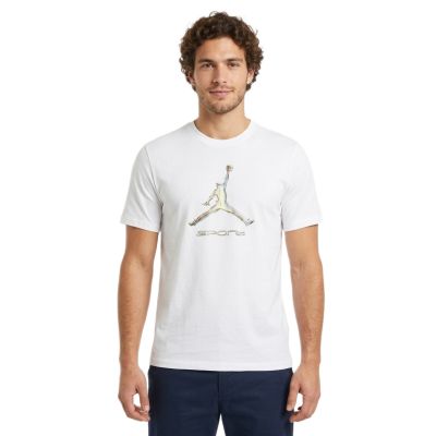4. Air Jordan Sport Herren Dri-FIT T-Shirt Weiß - HQ7984-100