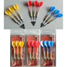 DARTS PLASTIK-DARTS 3 STÜCK SICHER BEST SPORTING - GELB