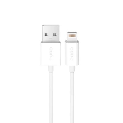 Puro TPE 12W USB-A - Lightning Kabel 2m - Weiß