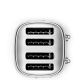 3. Smeg TSF03SSEU Toaster 6, 4 Backfächer, 2000 W, Chrom