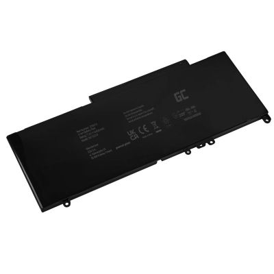 2. GREEN CELL BATTERIE DE102V3 G5M10 0OUT 2 FÜR DELL LATITUDE E5250 E5450 E5550 6200 mAh 7,6 V