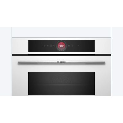 2. BOSCH CMG7241W1 Kompakt-Einbaubackofen mit Mikrowelle, 60 x 45 cm, weiß